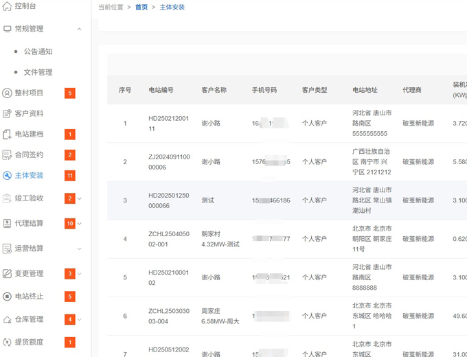 分布式光伏電站管理系統(tǒng)
